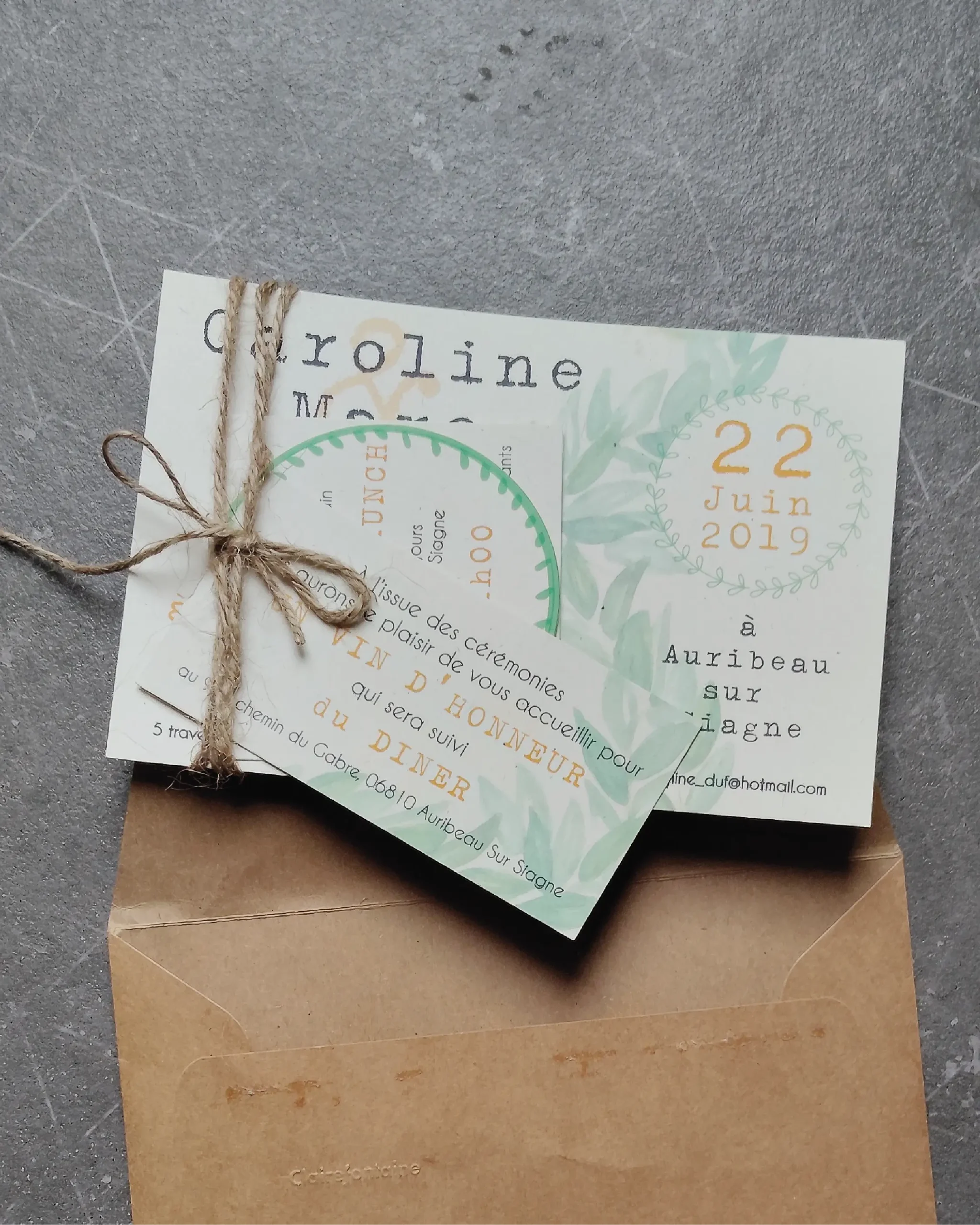 Mariage - faire-part