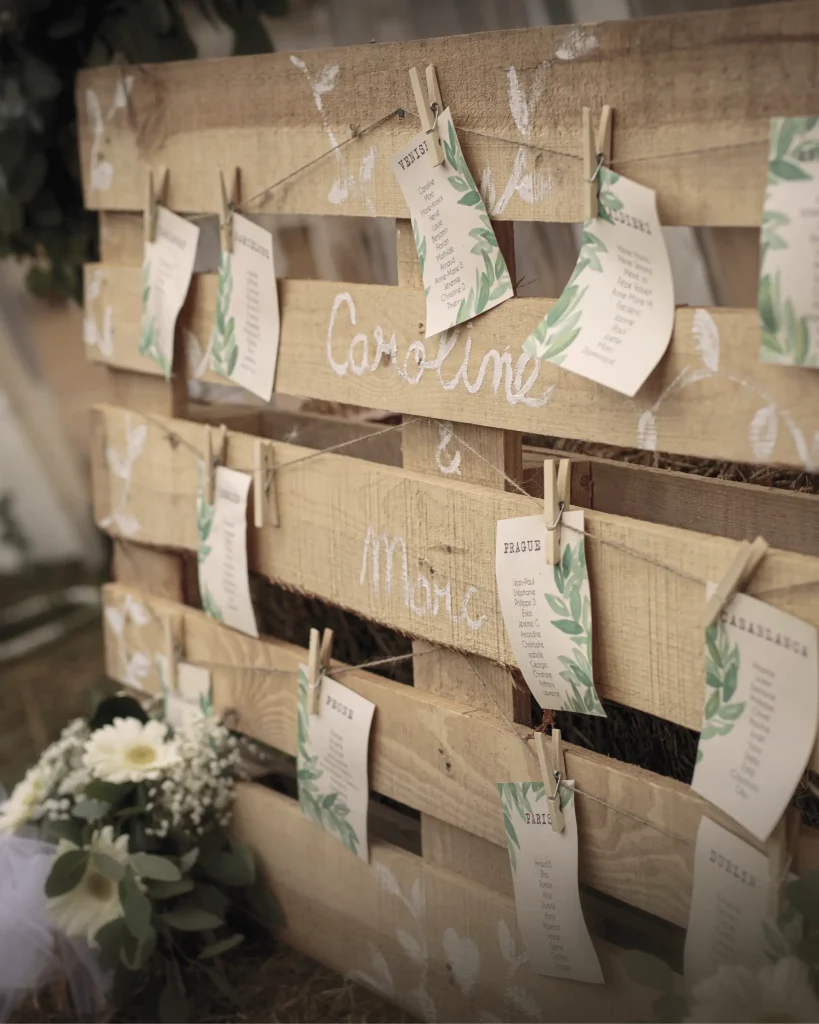 Mariage - plan de table